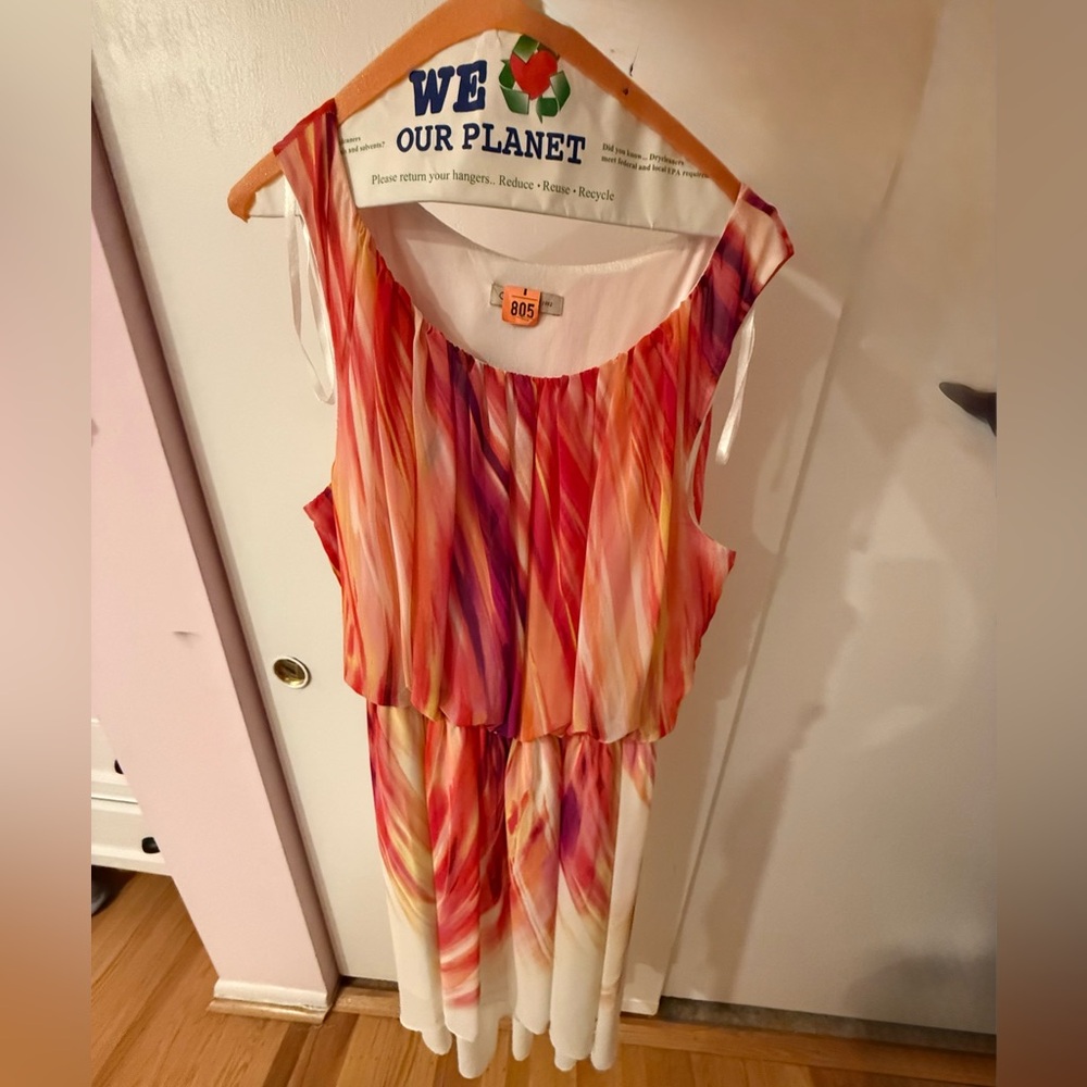 Sleeveless Multi-Color Summer Dress